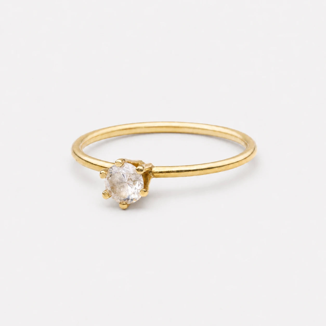 Anel de Noivado | Ouro 18k | Carina