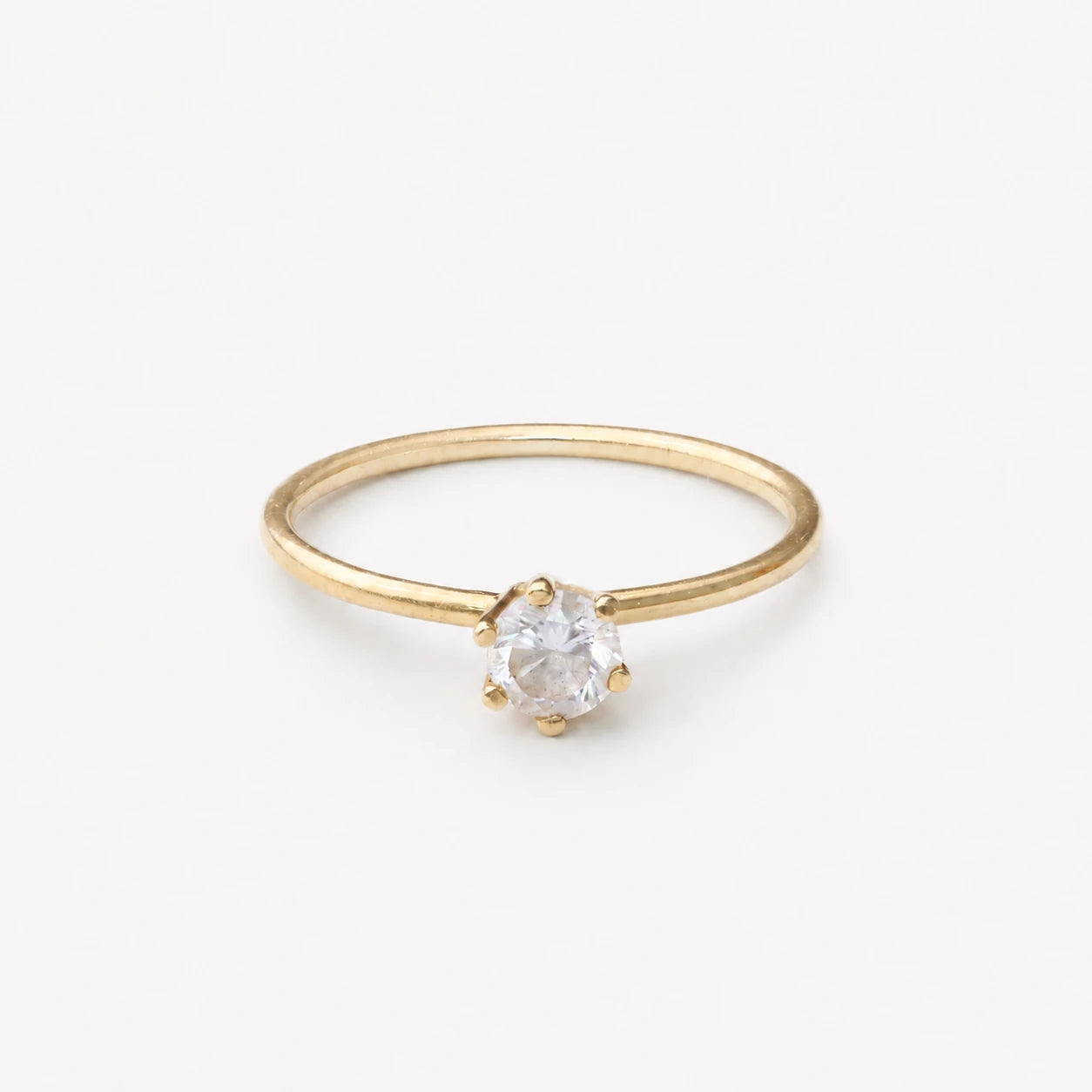 Anel de Noivado | Ouro 18k | Carina