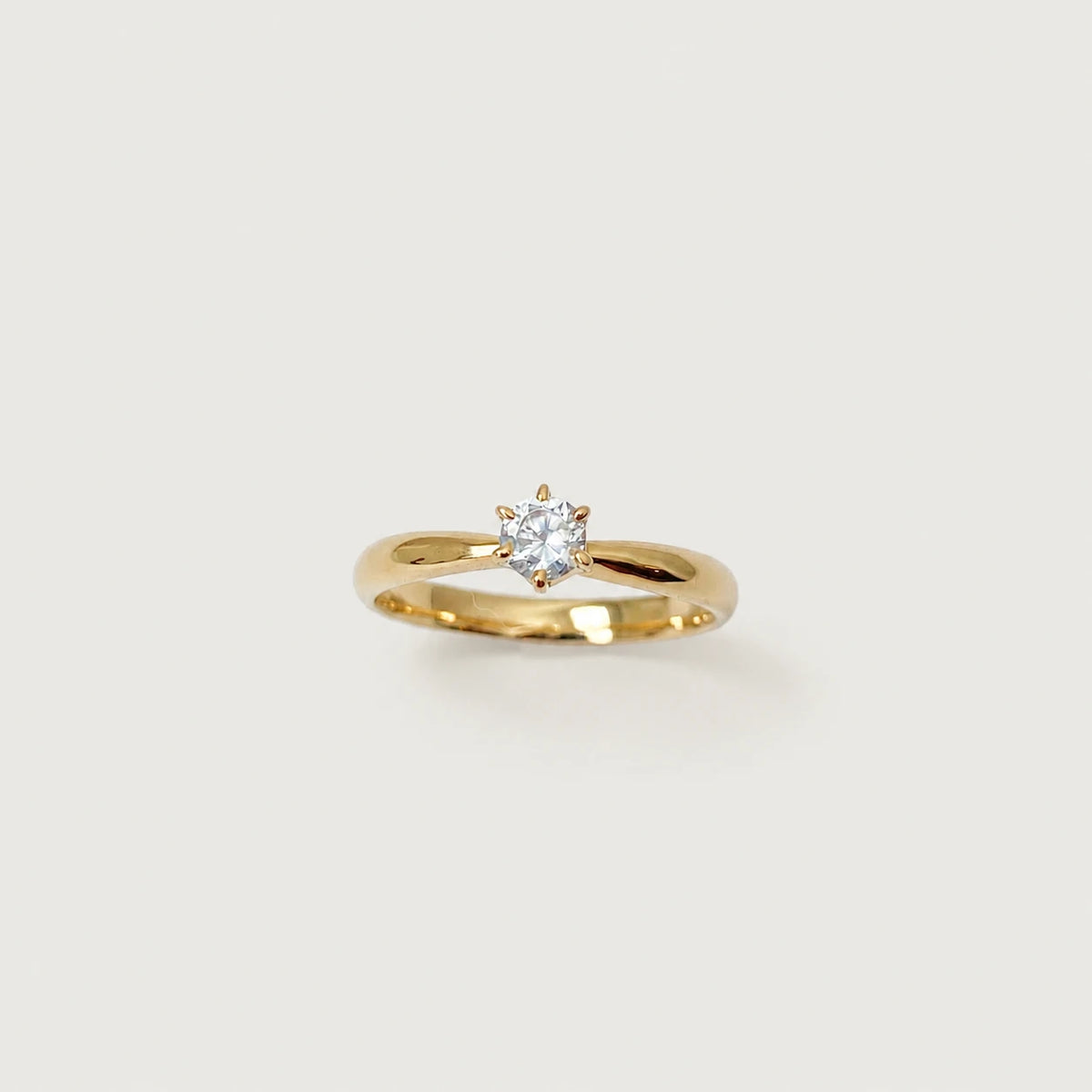 Anel de Noivado | Ouro 18k | Sirius II