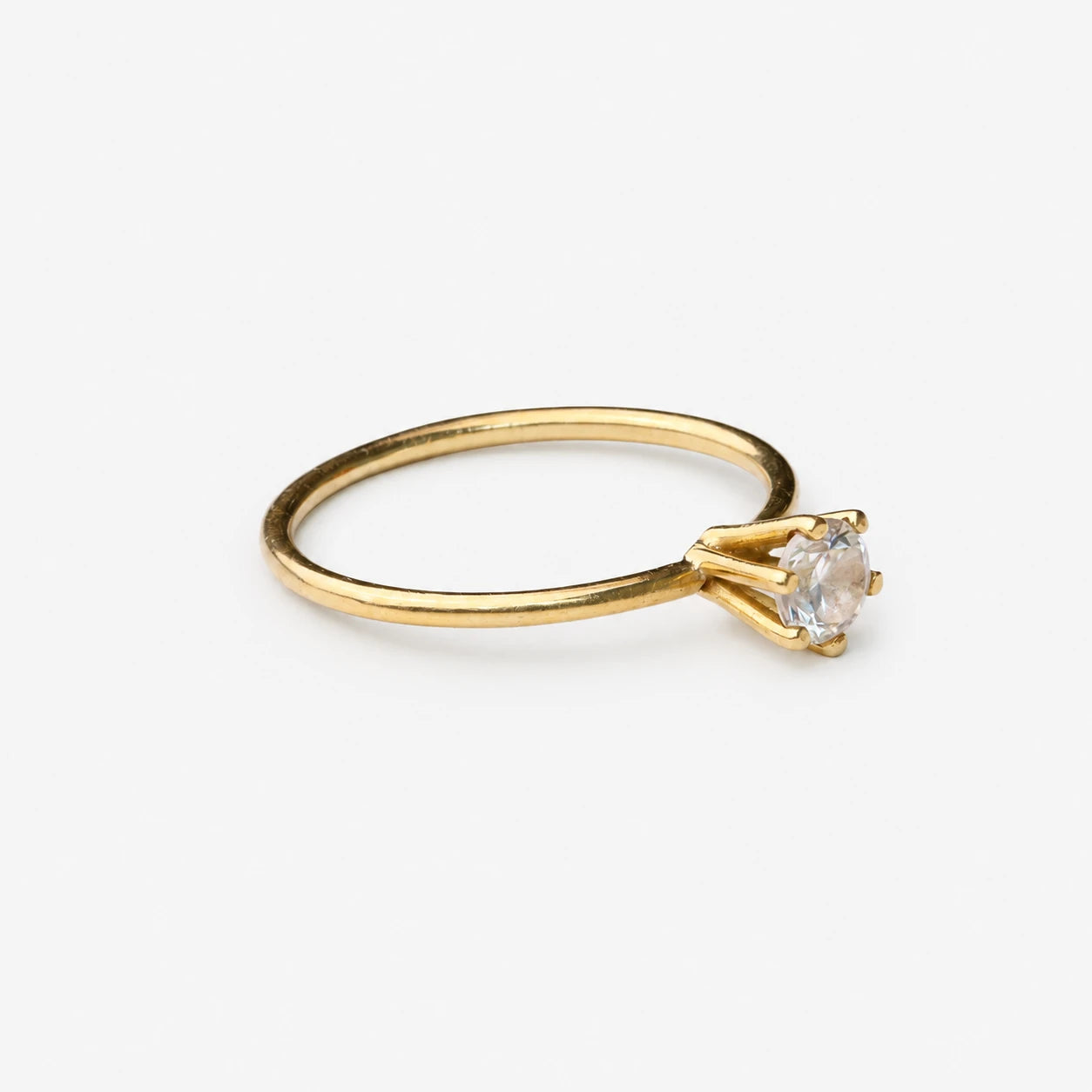 Anel de Noivado | Ouro 18k | Carina