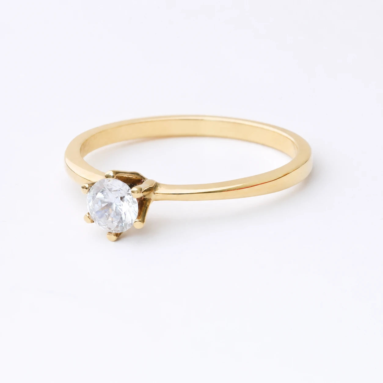 Anel de Noivado | Ouro 18k | Flor de Liz II