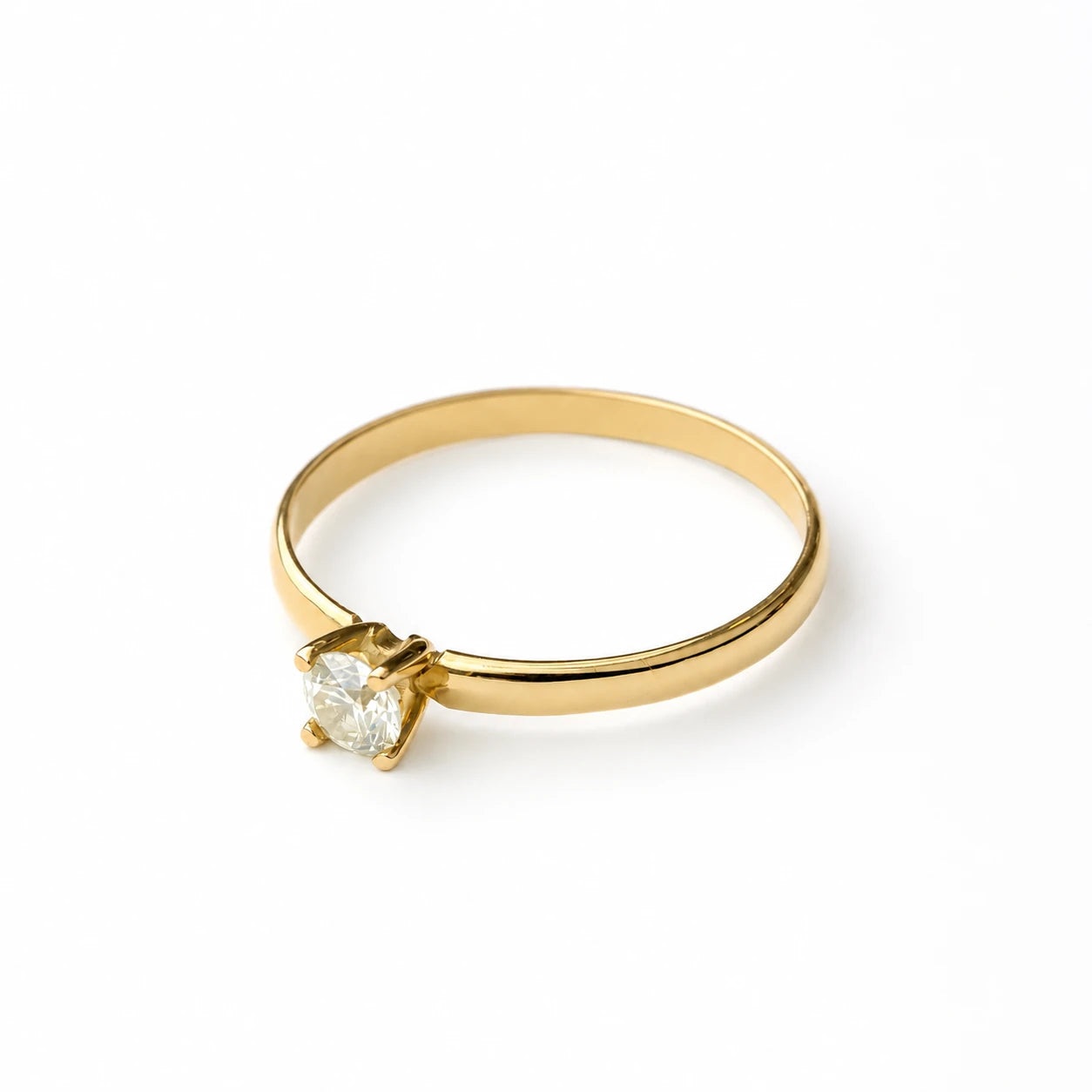 Anel de Noivado | Ouro 18k | Sirius