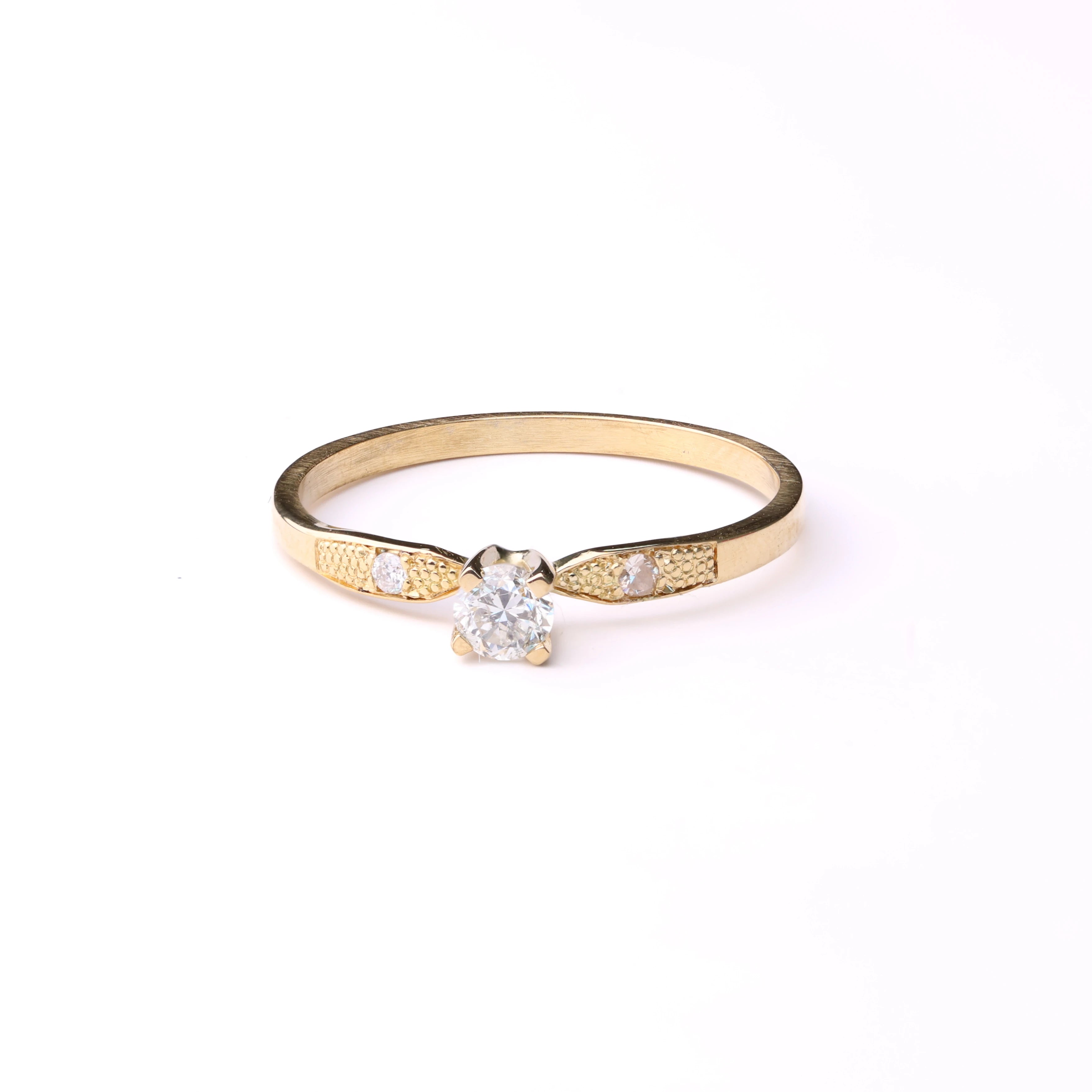 Anel de Noivado | Ouro 18k | Nigela