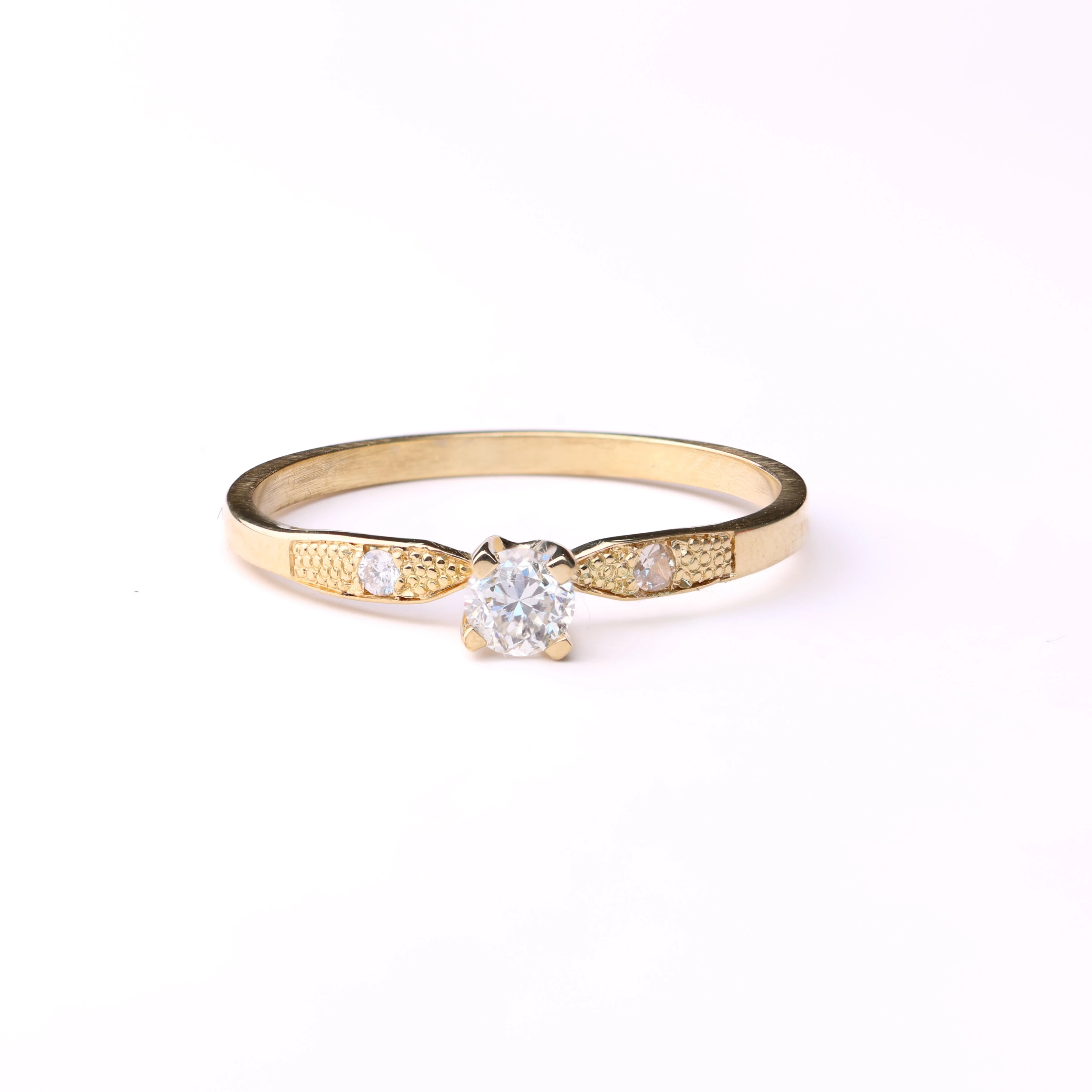 Anel de Noivado | Ouro 18k | Nigela