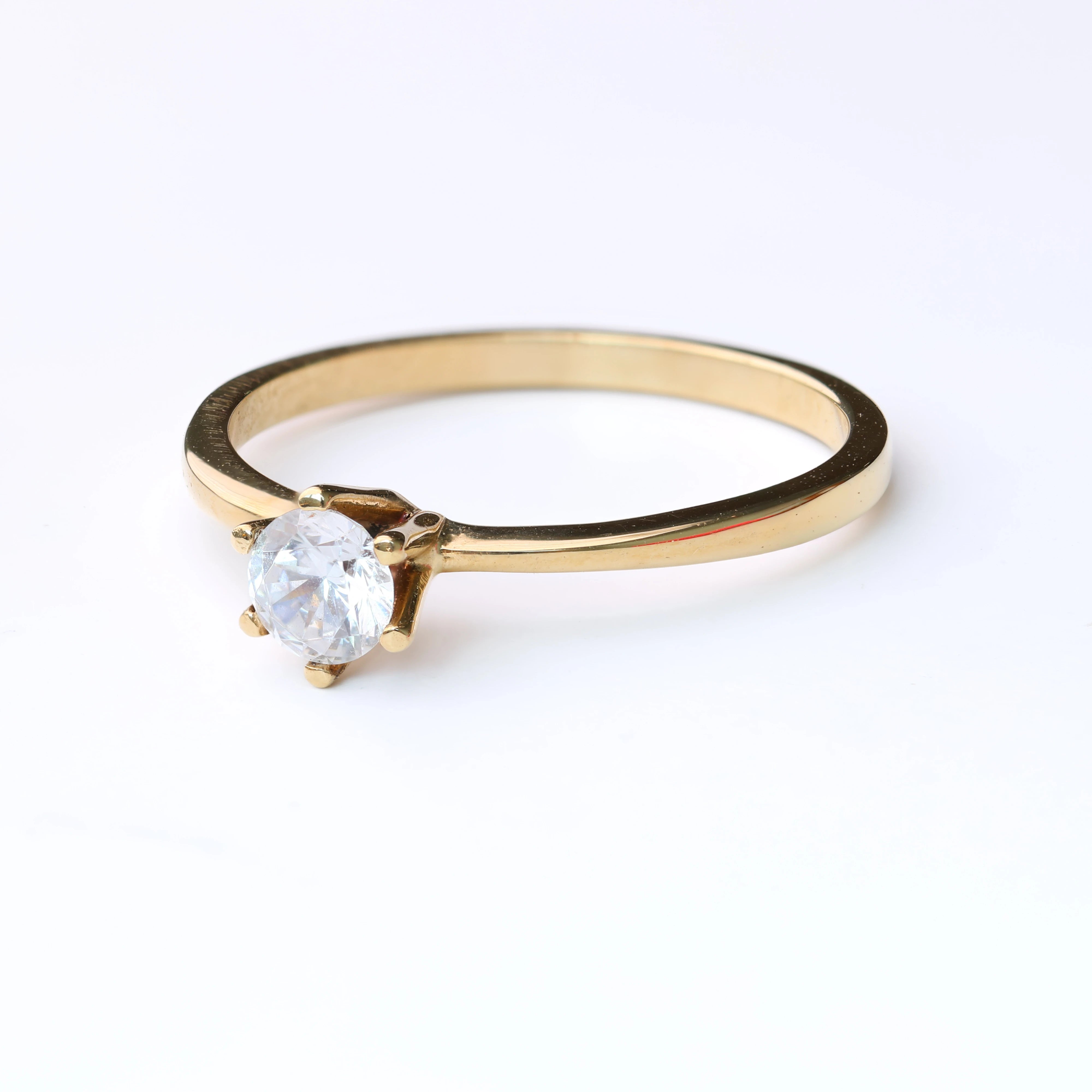 Anel de Noivado | Ouro 18k | Flor de Liz II