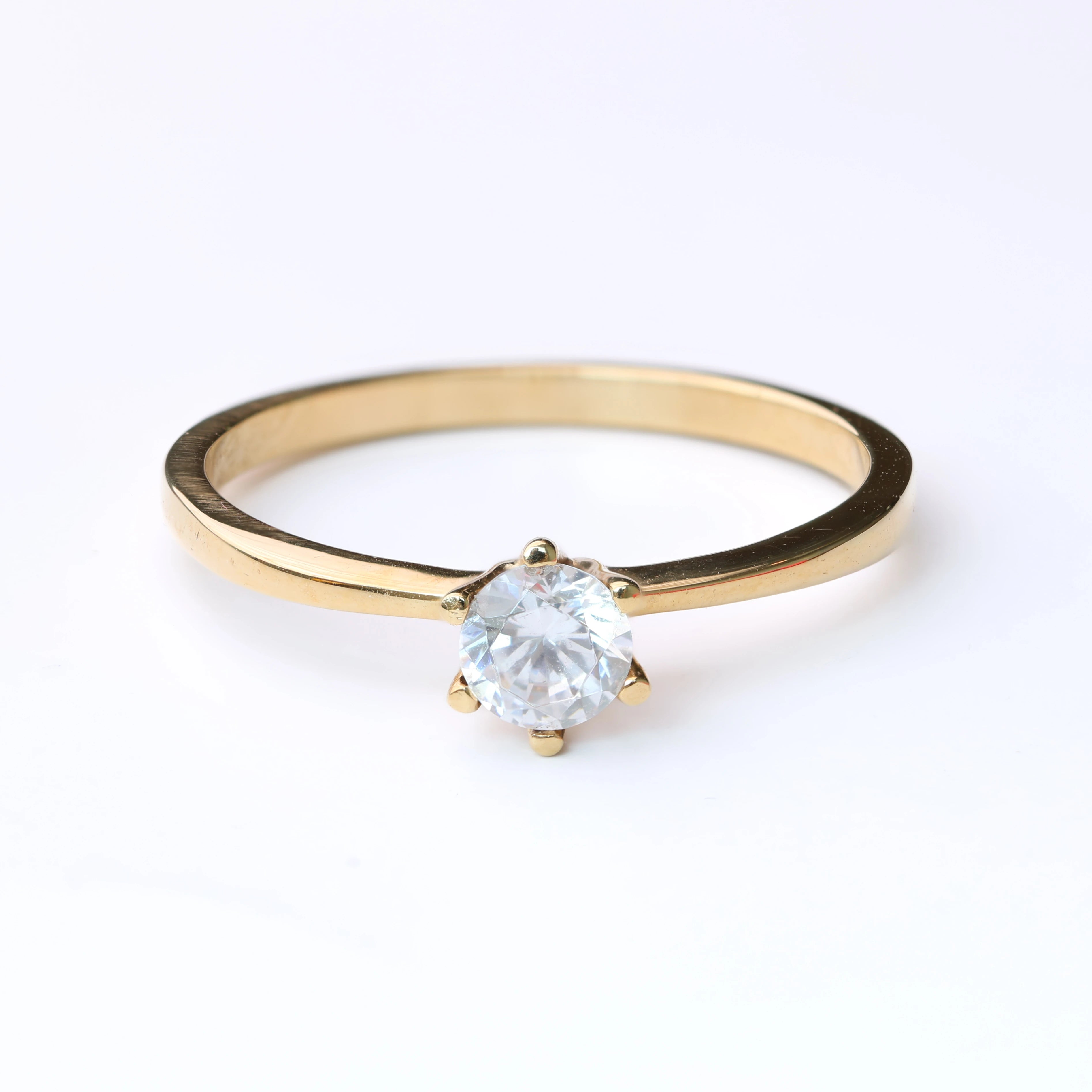 Anel de Noivado | Ouro 18k | Flor de Liz II