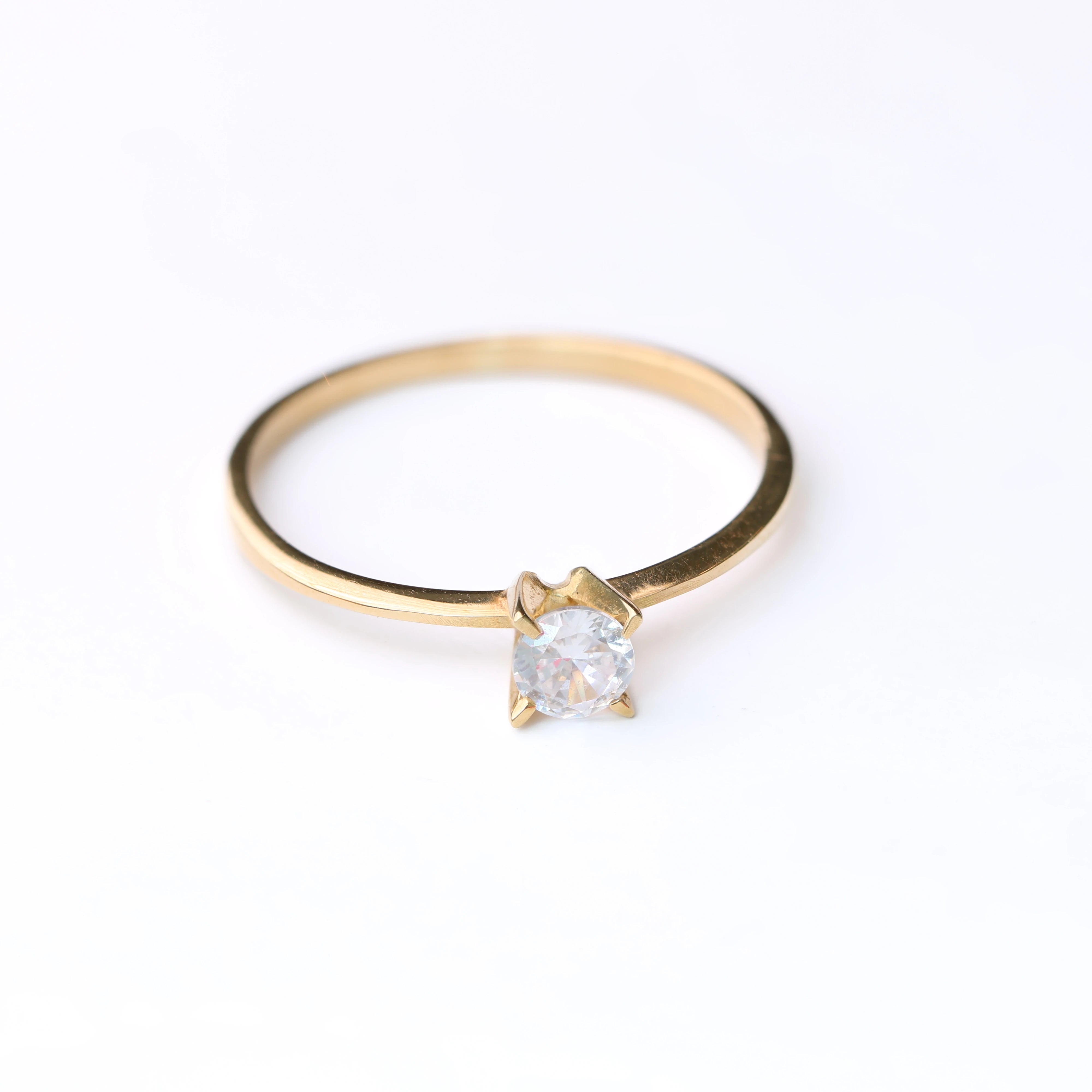 Anel de Noivado | Ouro 18k | Ringel