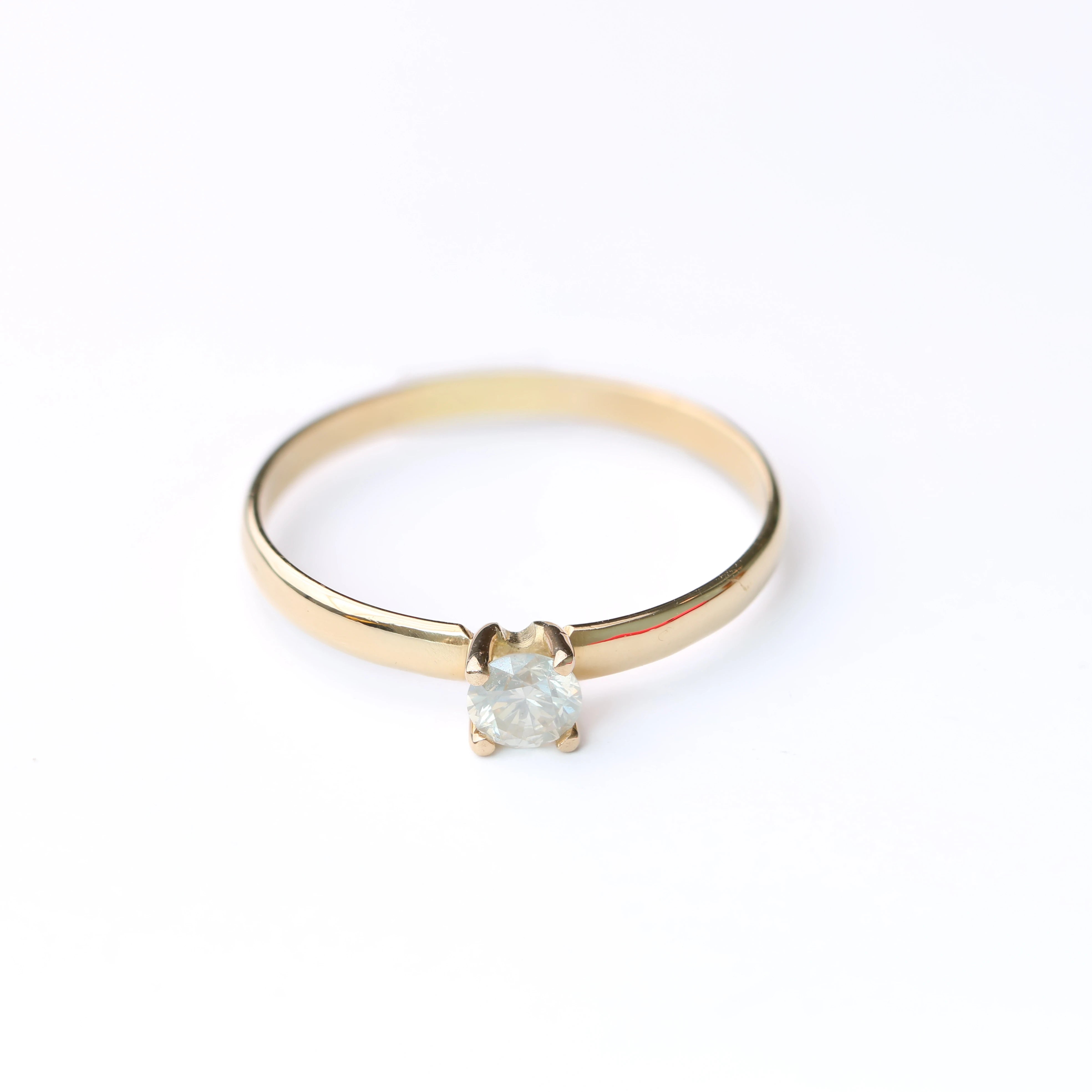 Anel de Noivado | Ouro 18k | Sirius