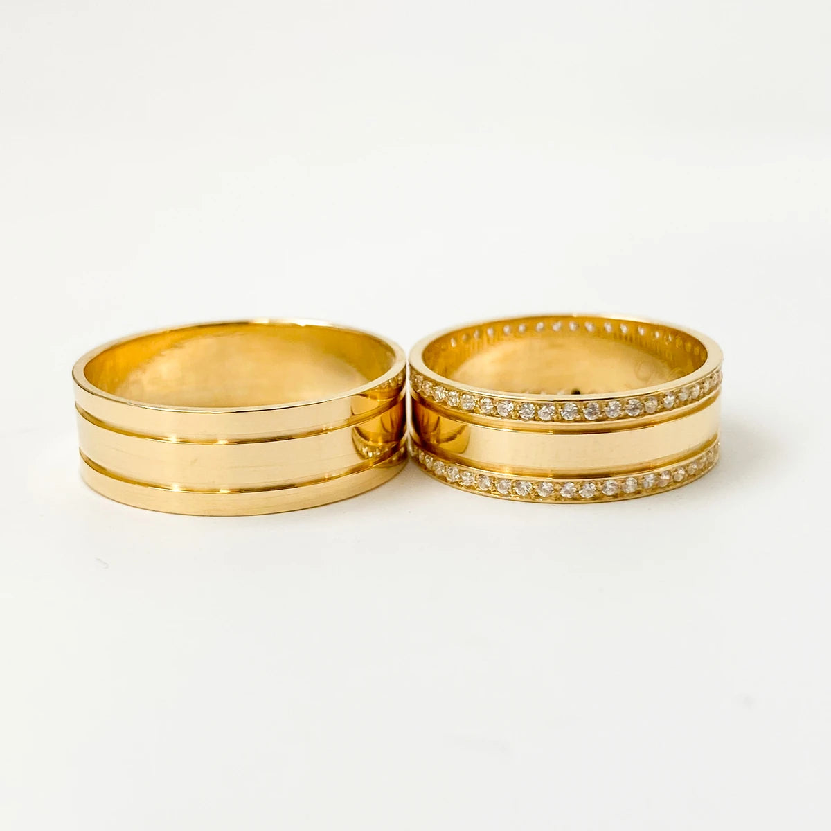 Aliança de Casamento | Açucena | 7mm | Ouro 18k