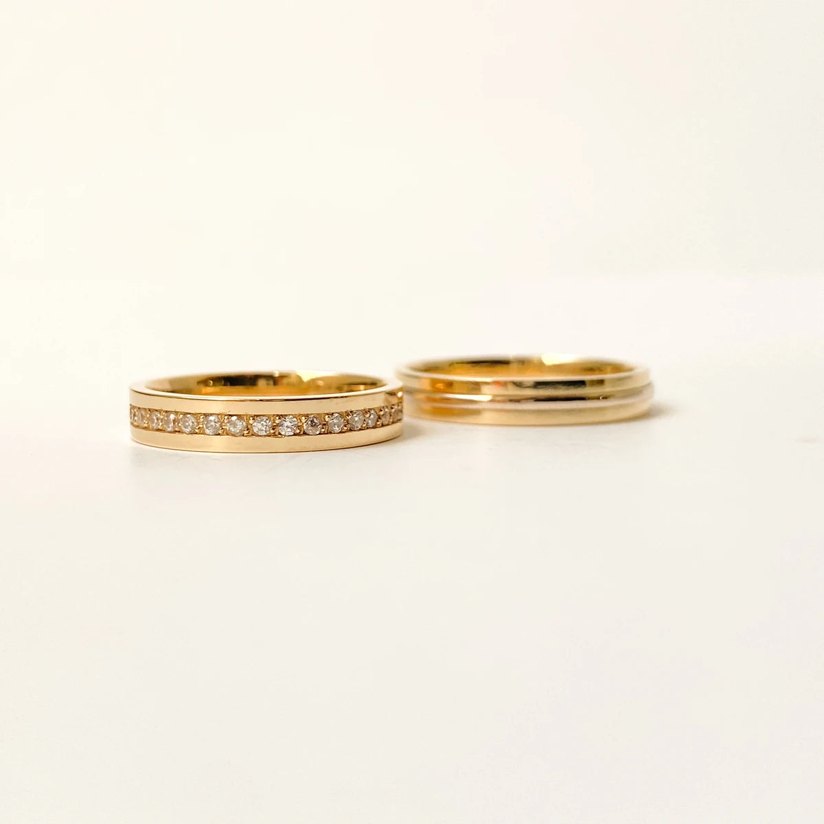 Aliança de Casamento | Alecrim | 3,5mm | Ouro 18k