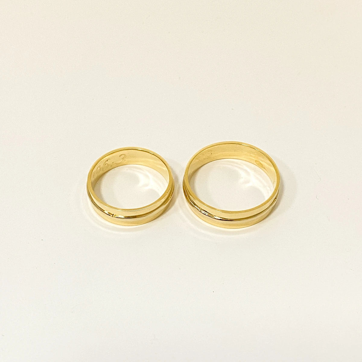 Aliança de Casamento | Calêndula | 5mm | Ouro 18k