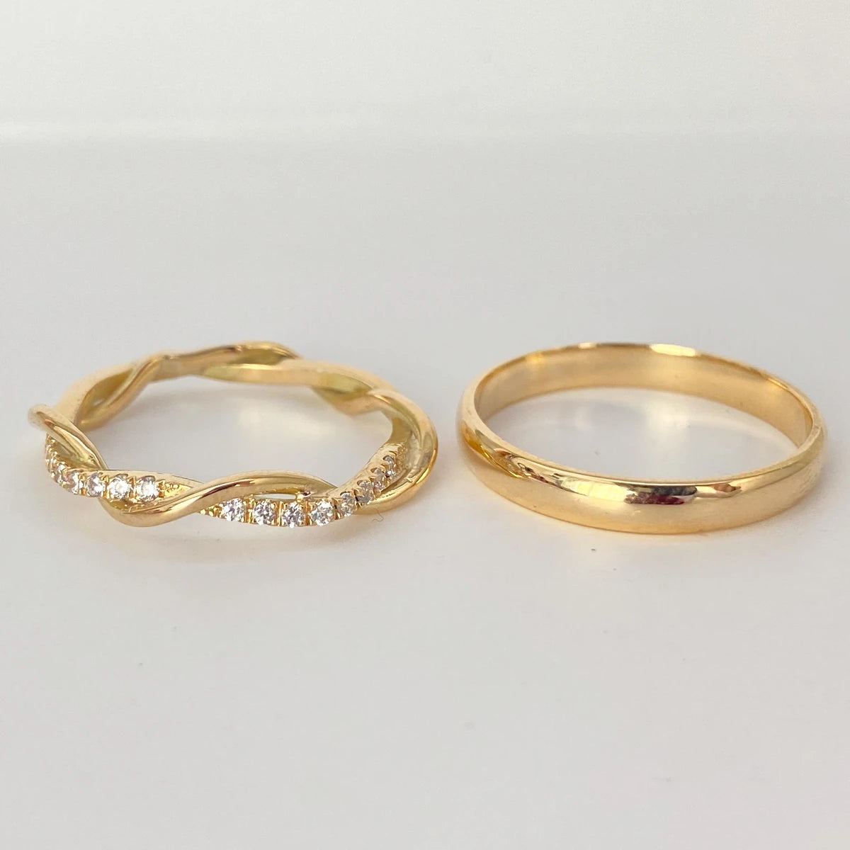 Aliança de Casamento | Clover | 2 e 3mm | Ouro 18k