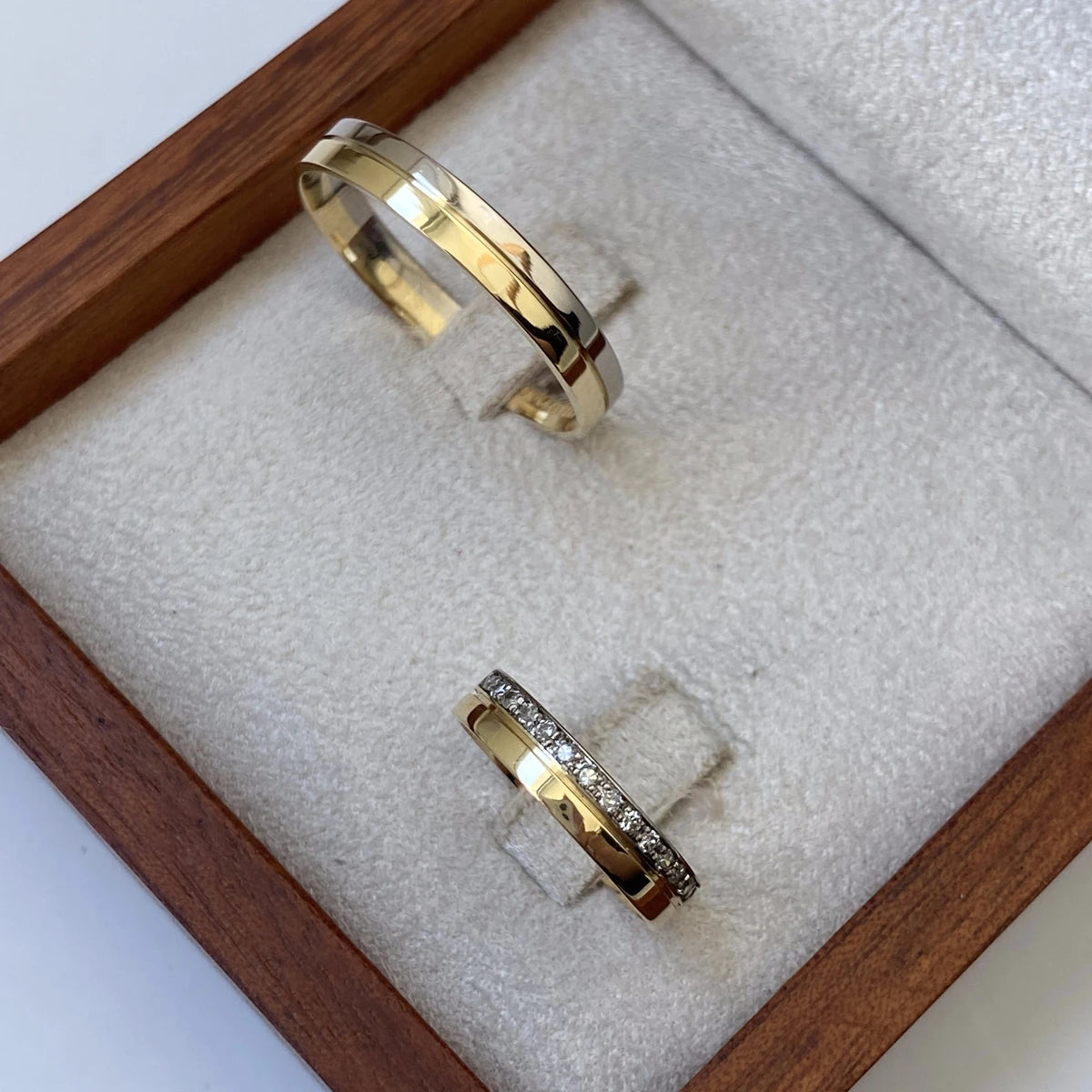Aliança de Casamento | Cravina | 3,5mm | Ouro 18k