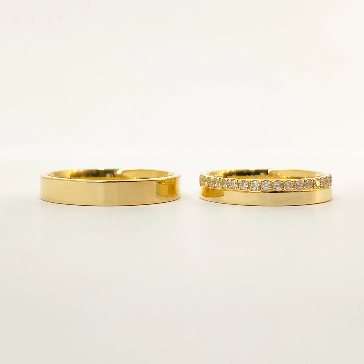 Aliança de Casamento | Gardênia | 4mm | Ouro 18k