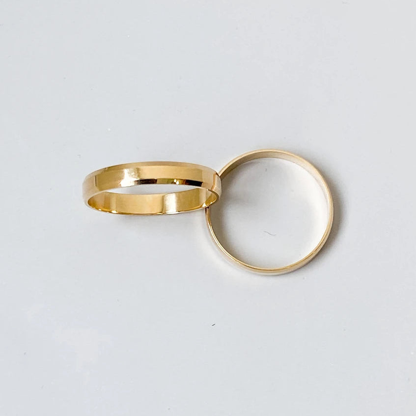 Aliança de Casamento | Íris | 3,5mm | Ouro 18k