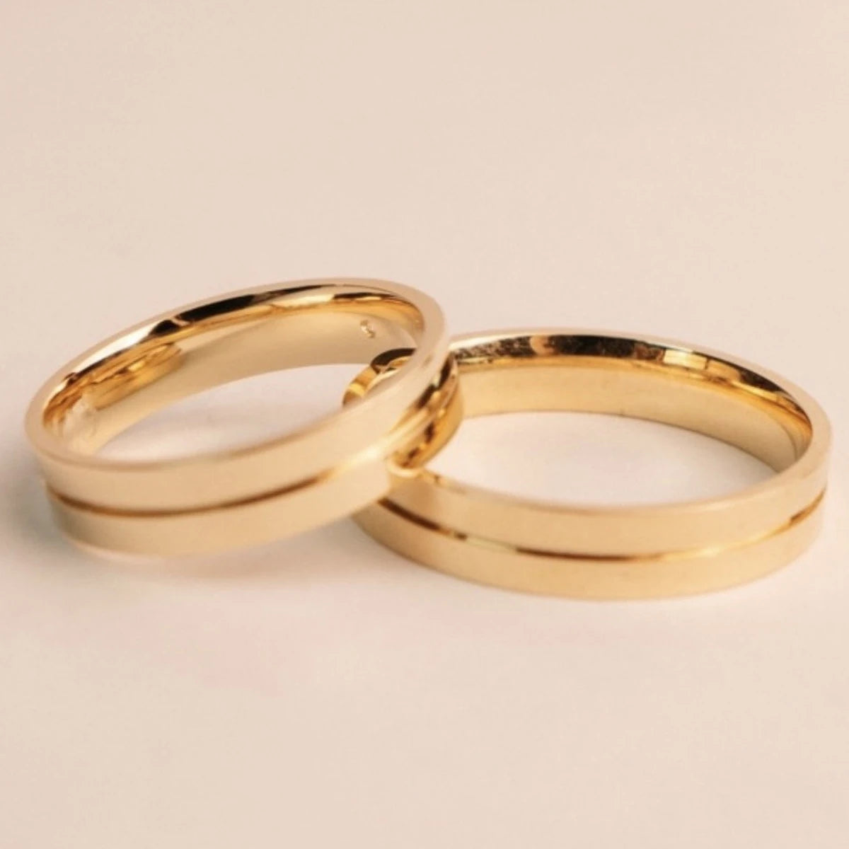 Aliança de Casamento | Jade | 4mm | Ouro 18k