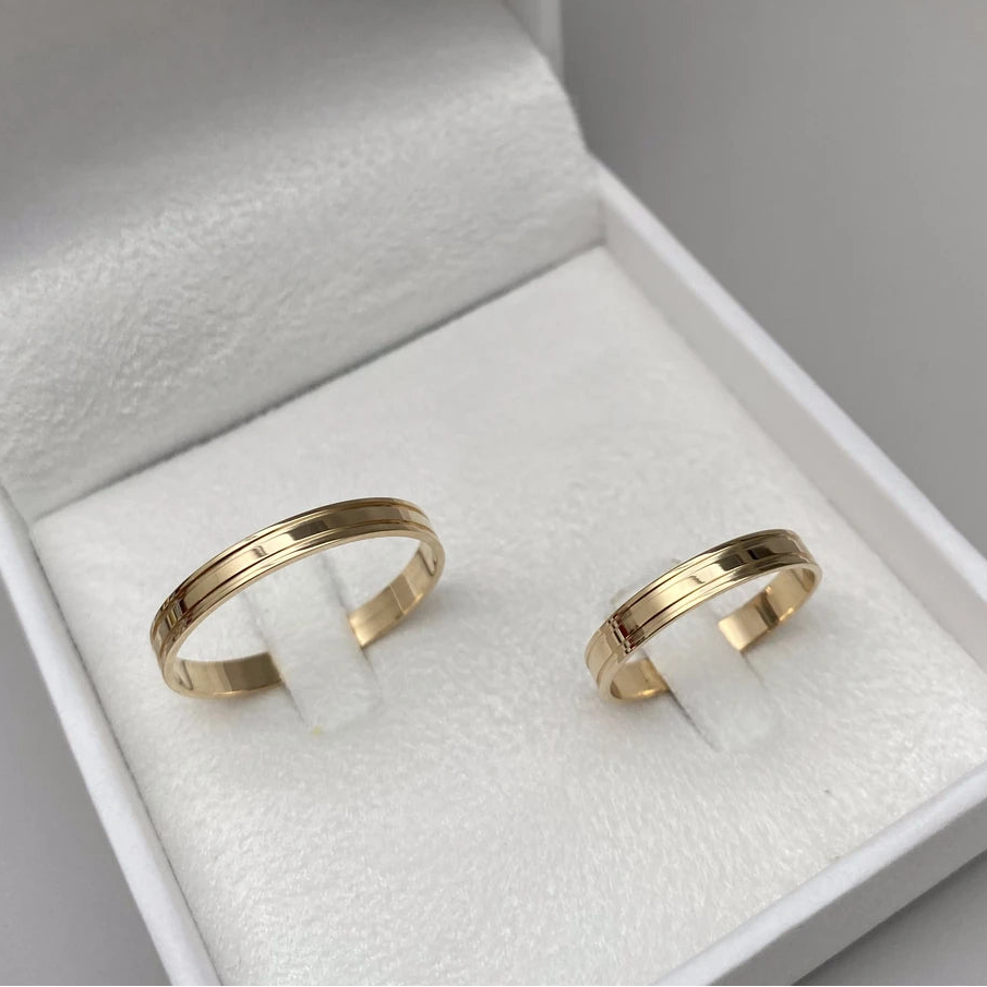 Aliança de Casamento | Luna | 3mm | Ouro 18k