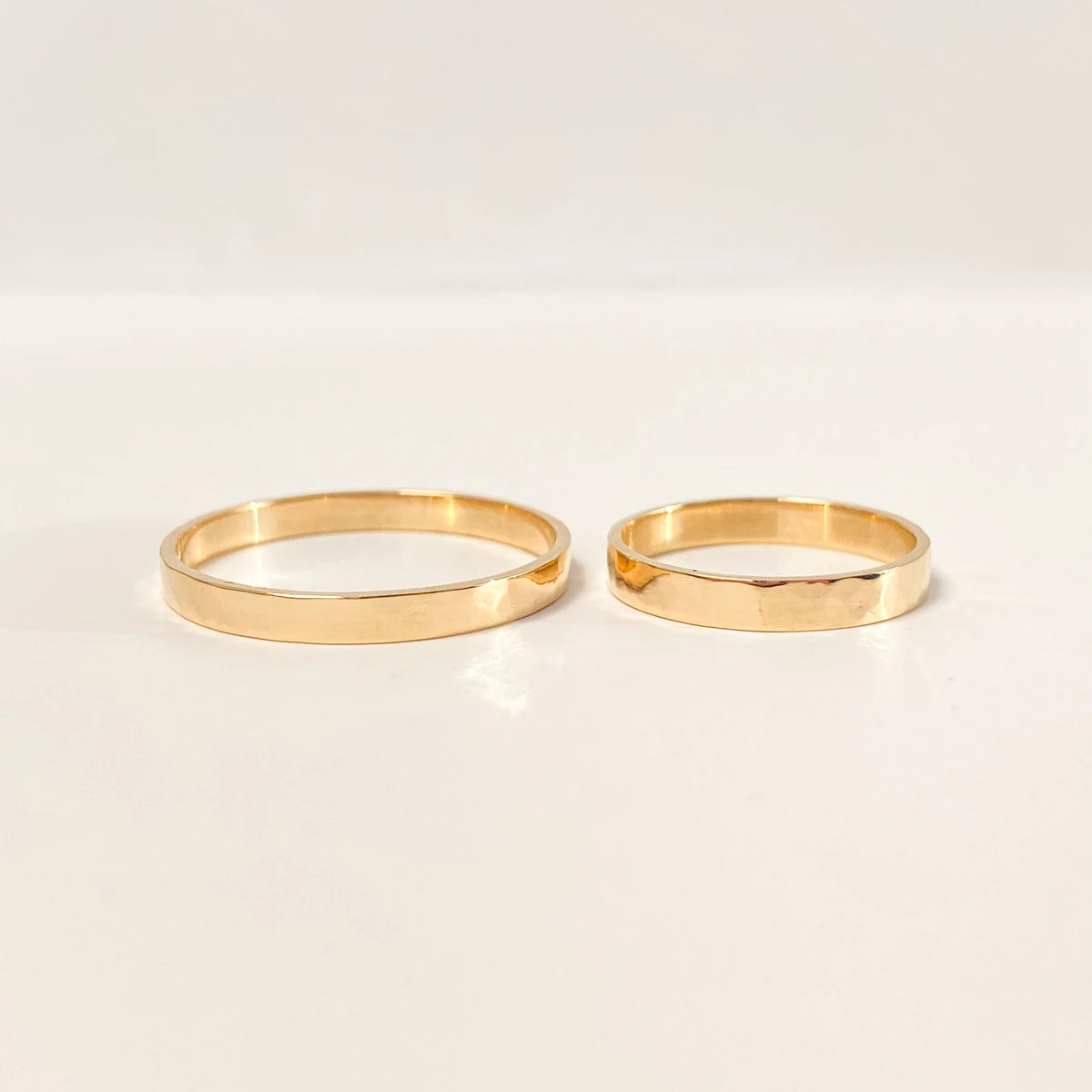 Aliança de Casamento | Martelada | 3mm | Ouro 18k