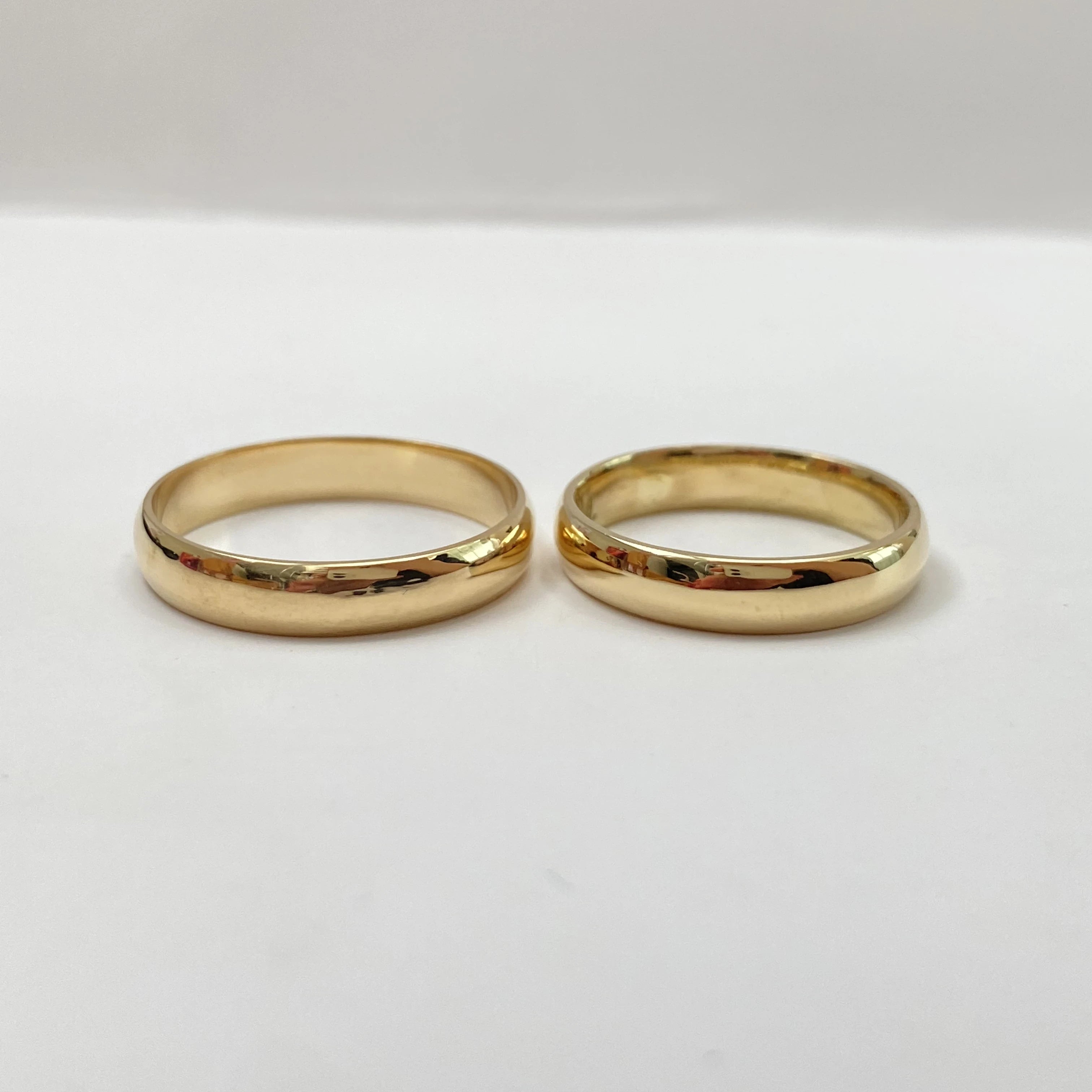 Aliança de Casamento | Girassol lll | 4mm | Ouro 18k