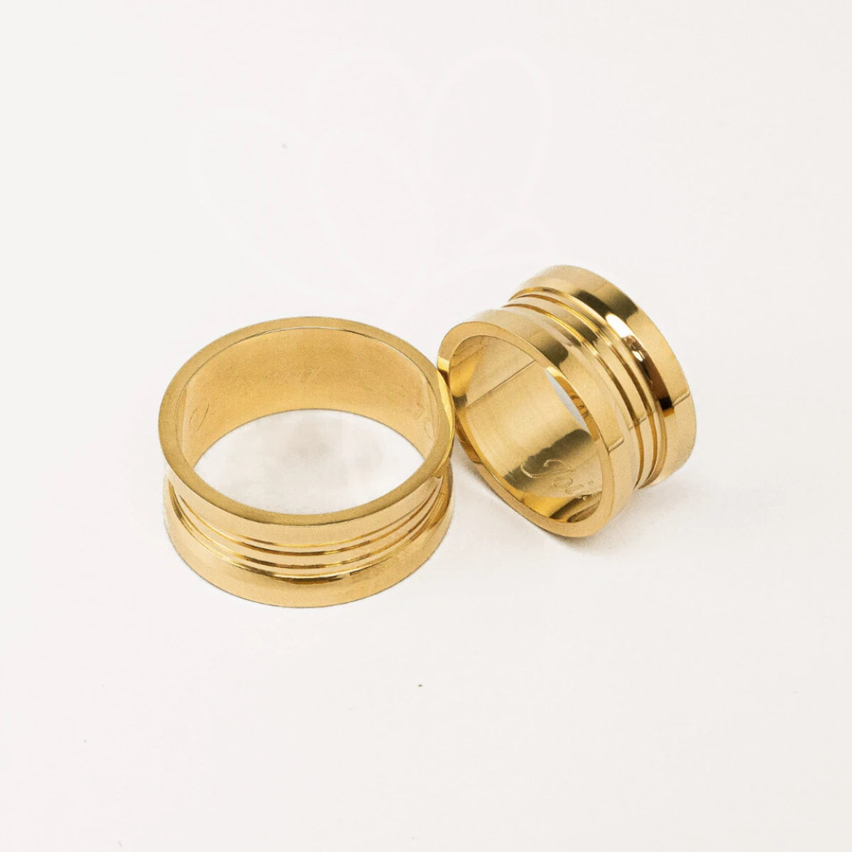 Aliança de Casamento | Primavera Insp. Bulgari | 10mm | Ouro 18k