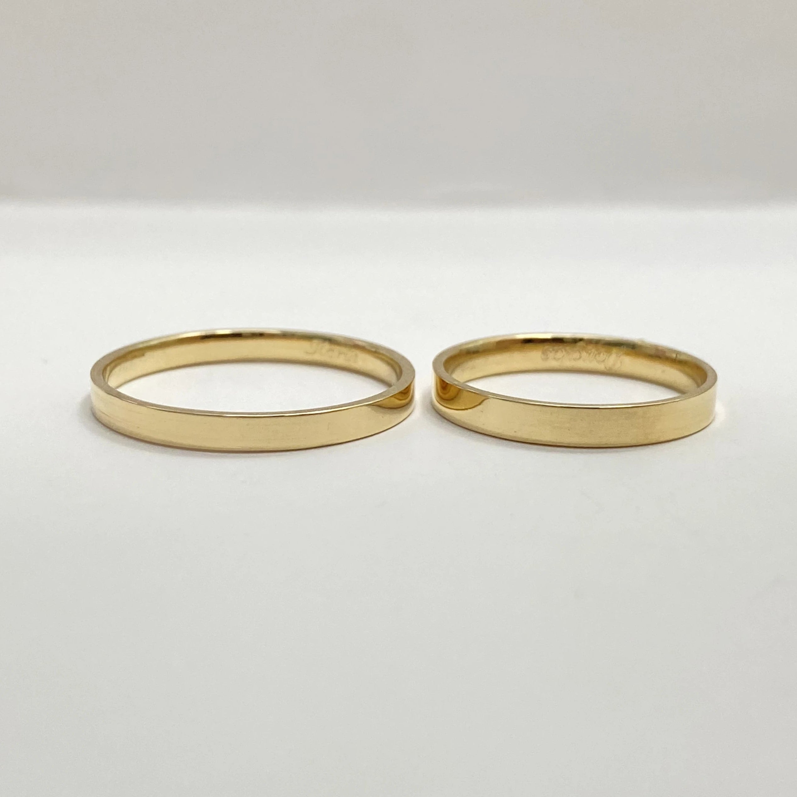 Aliança de Casamento | Jasmim | 2,5mm | Ouro 18k