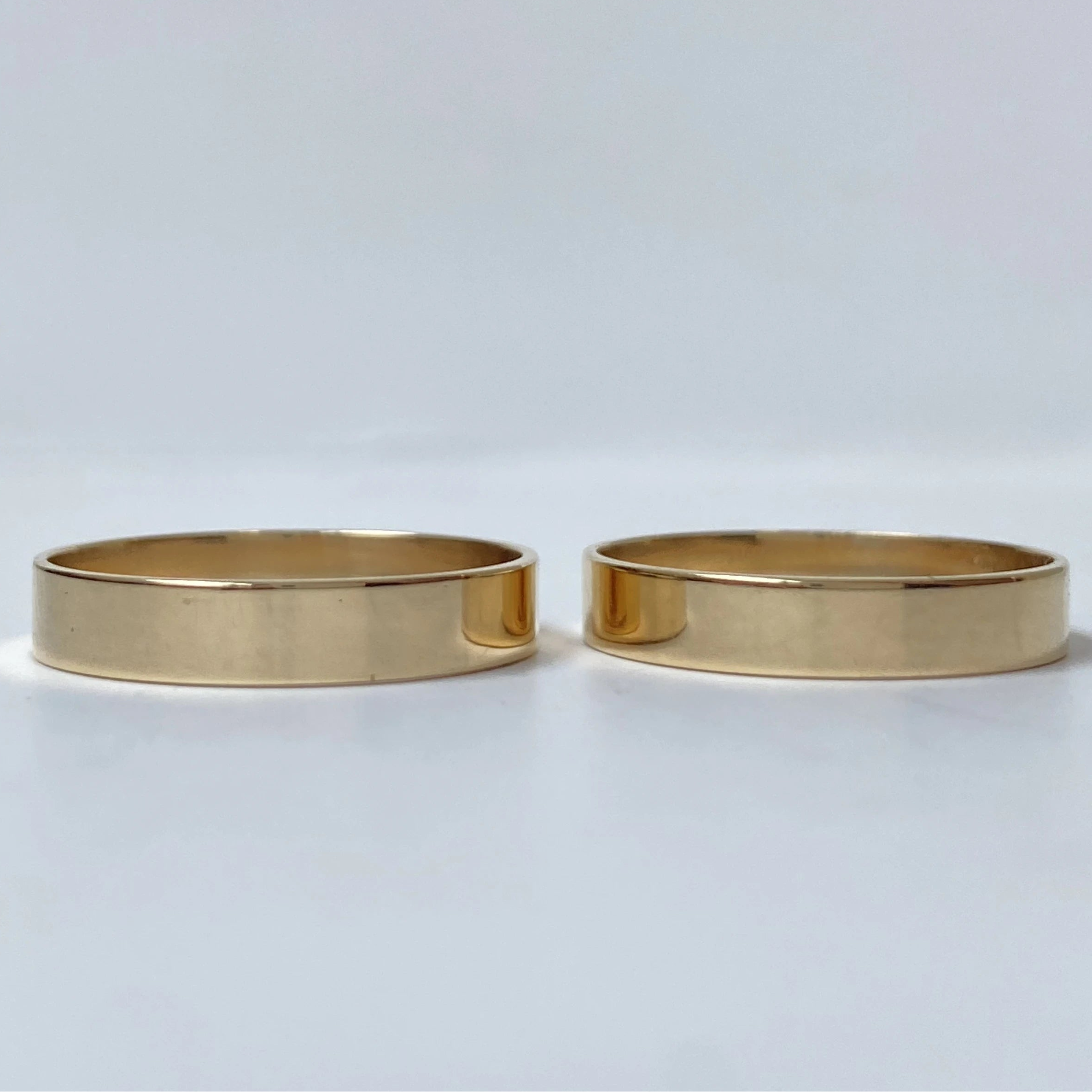 Aliança de Casamento | Jasmim | 4mm | Ouro 18k