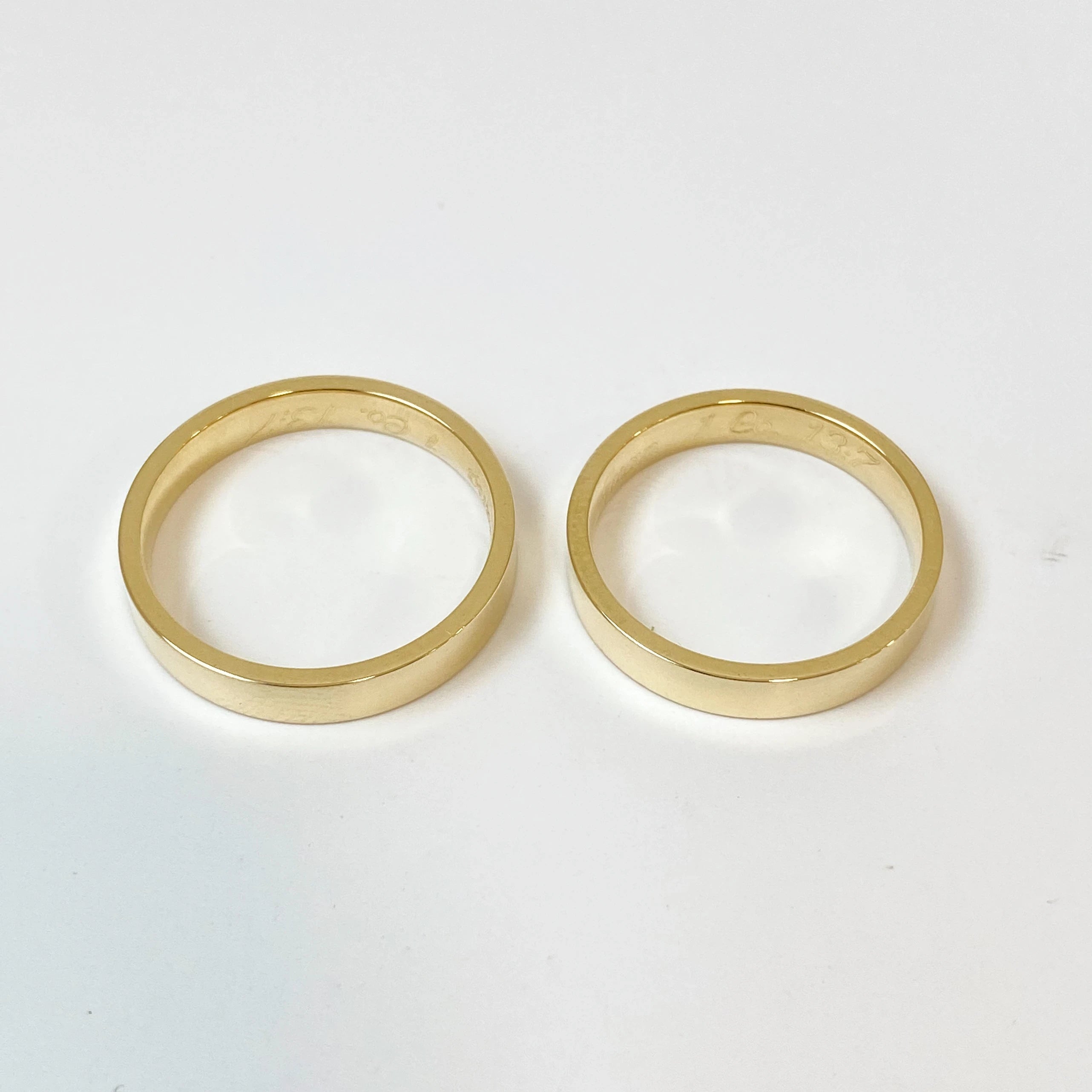 Aliança de Casamento | Jasmim ll | 3,5mm | Ouro 18k