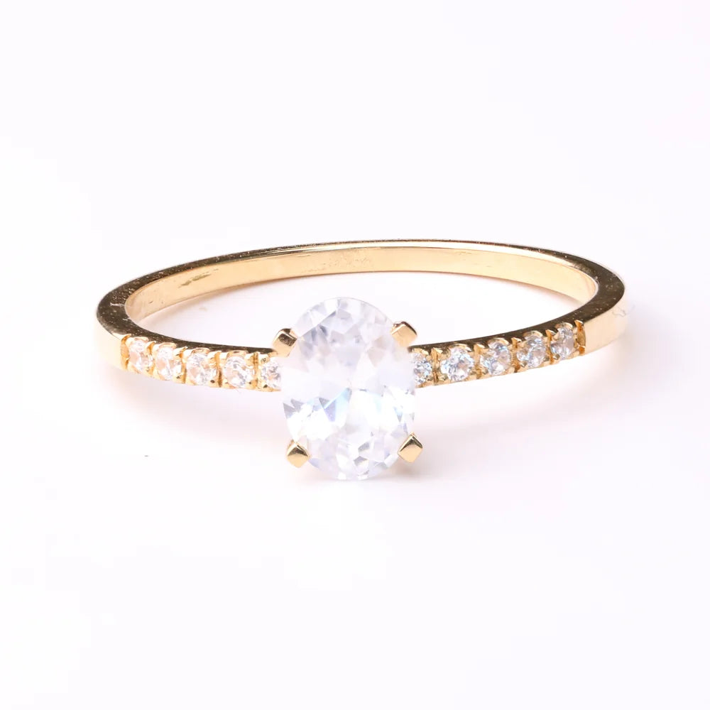 Anel de Noivado | Ouro 18k | Petunia II G2