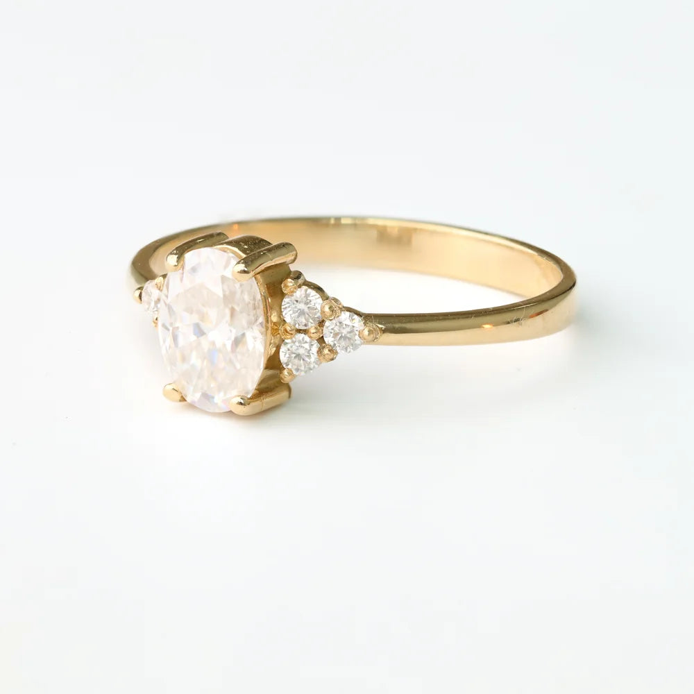 Anel de Noivado | Ouro 18k | Trinity