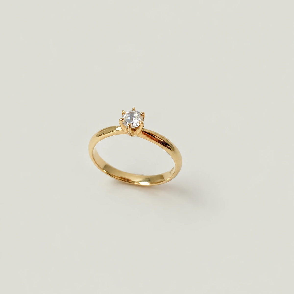 Anel de Noivado | Ouro 18k | Sirius II